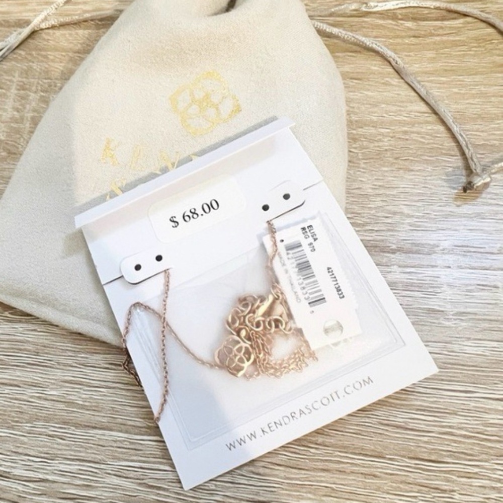 Kendra Scott Rose Gold Pendant Necklace